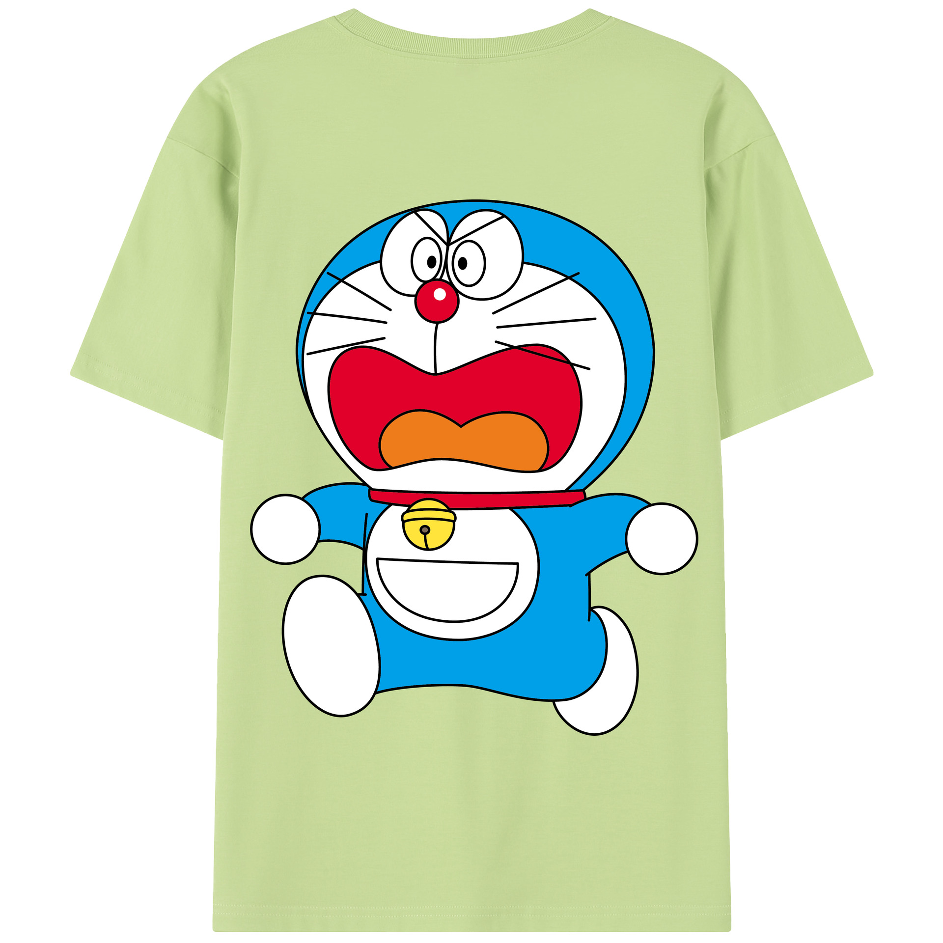 （画像用） ドラえもん Doraemon 綿100％半袖Tシャツ（背面プリント）